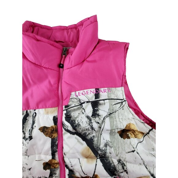 Legendary Whitetails Women's Vest Warm Pink Quilted Size Medium JH1265 - Picture 4 of 8